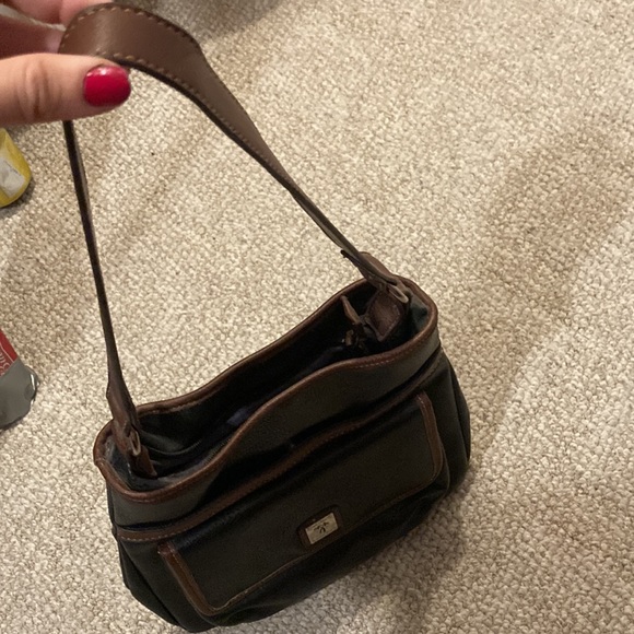 $5 ADD ON Faux Leather Shoulder Bag Black and Brown - Picture 3 of 7